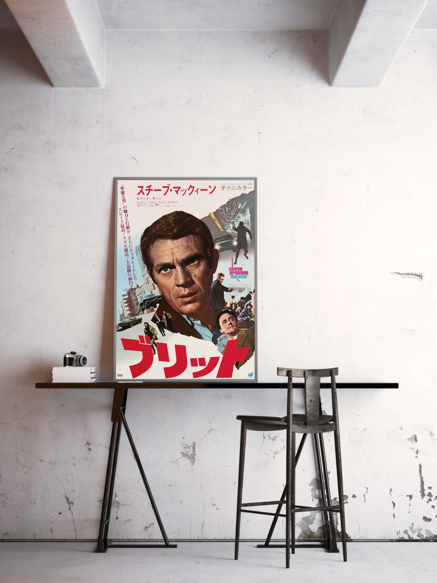 スティーブマックイーン/BULLITT/限定/フィルム/1968年/パネル/額装 スティーブマックイーン/BULLITT/限定/フィルム/1968年/パネル/額装