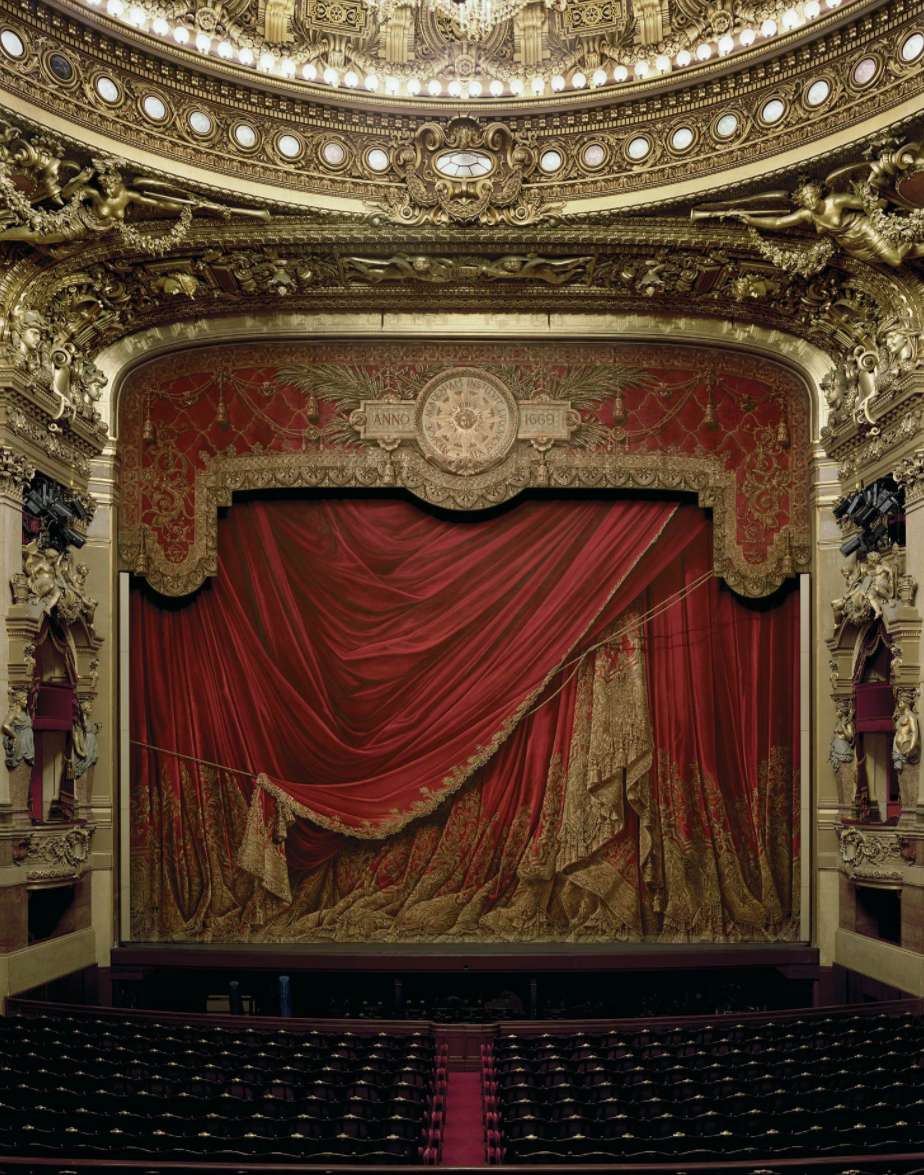 Curtain, Palais Garnier, Paris France