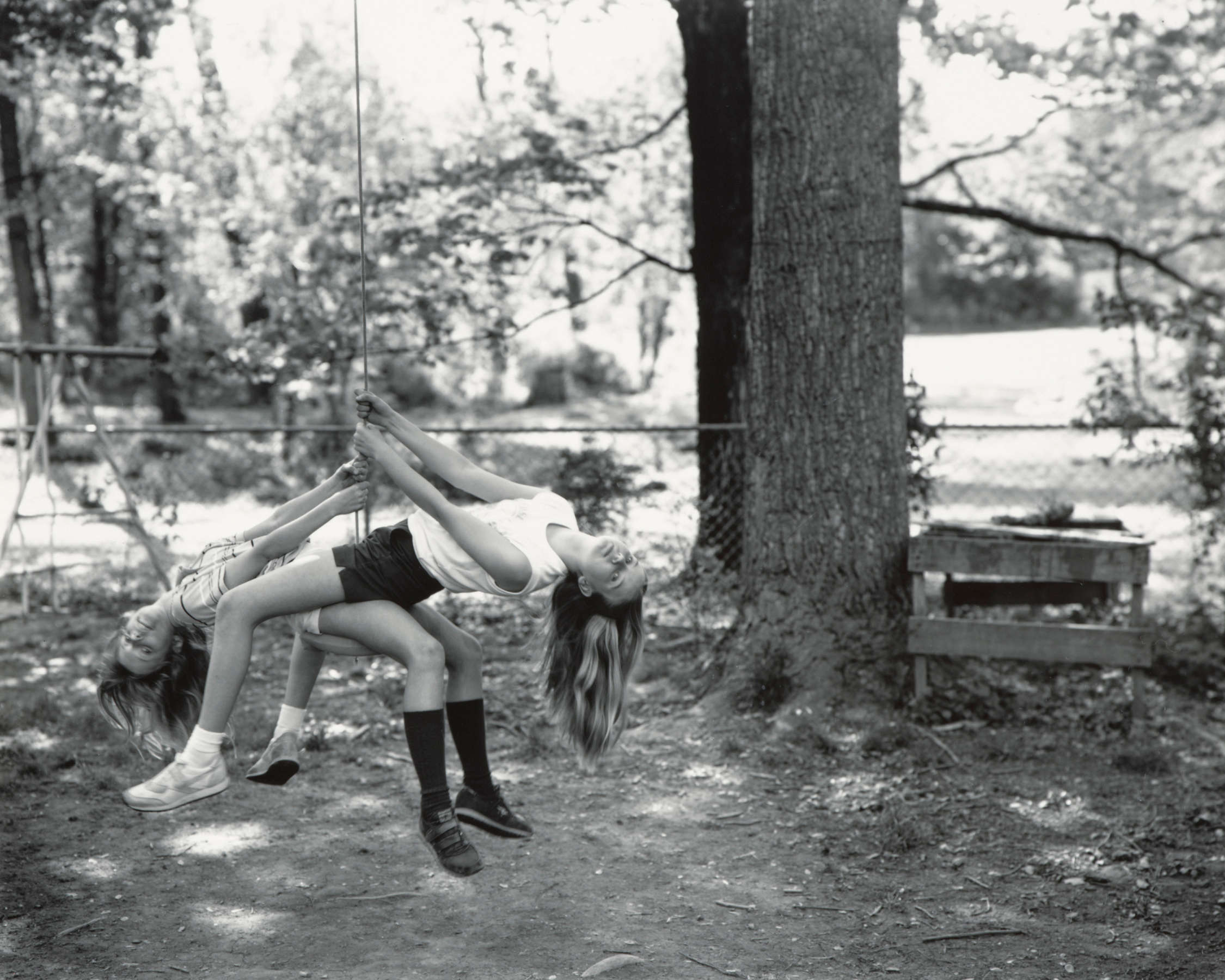 Robin and Jessie Swinging (At Twelve)
