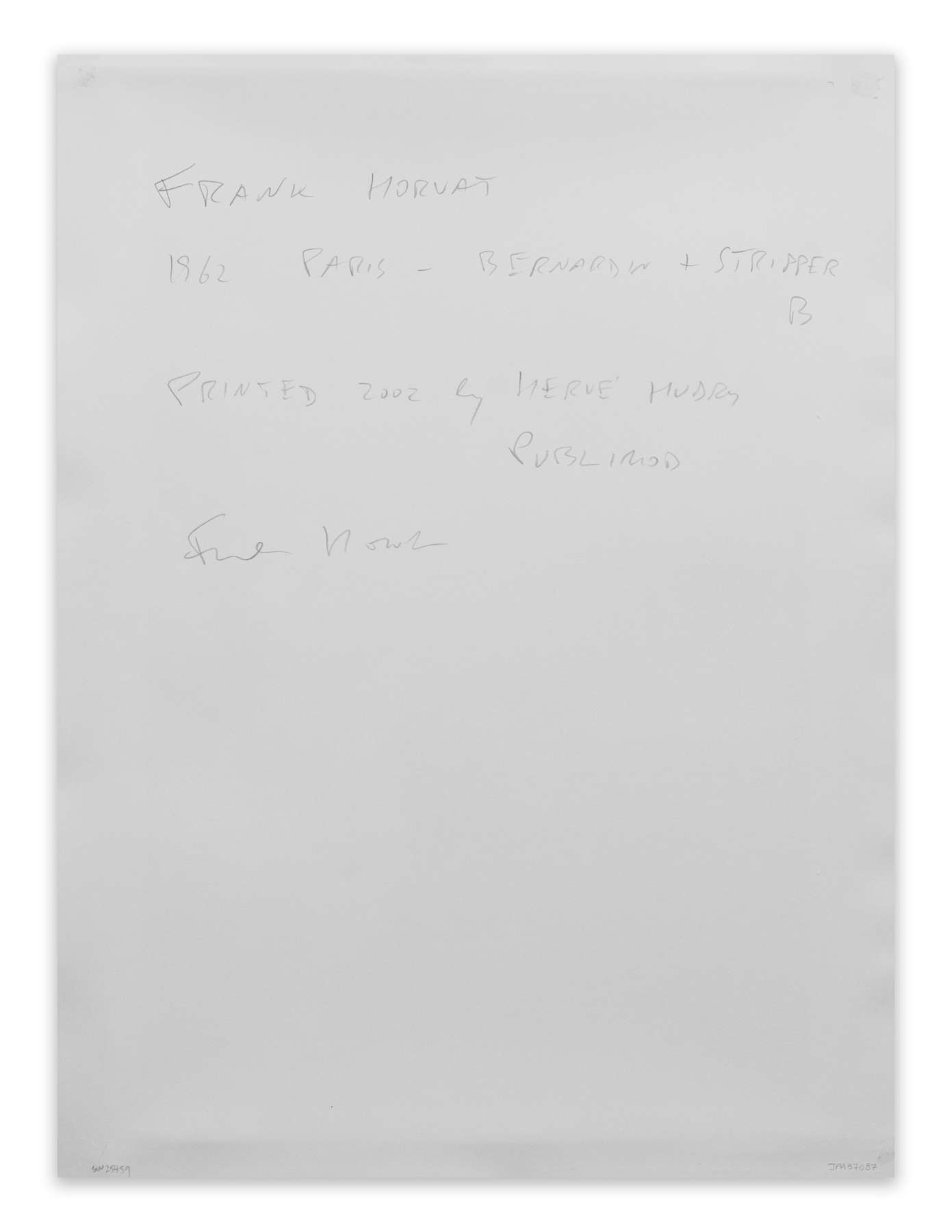 Bernardin and Stripper, Paris (b)