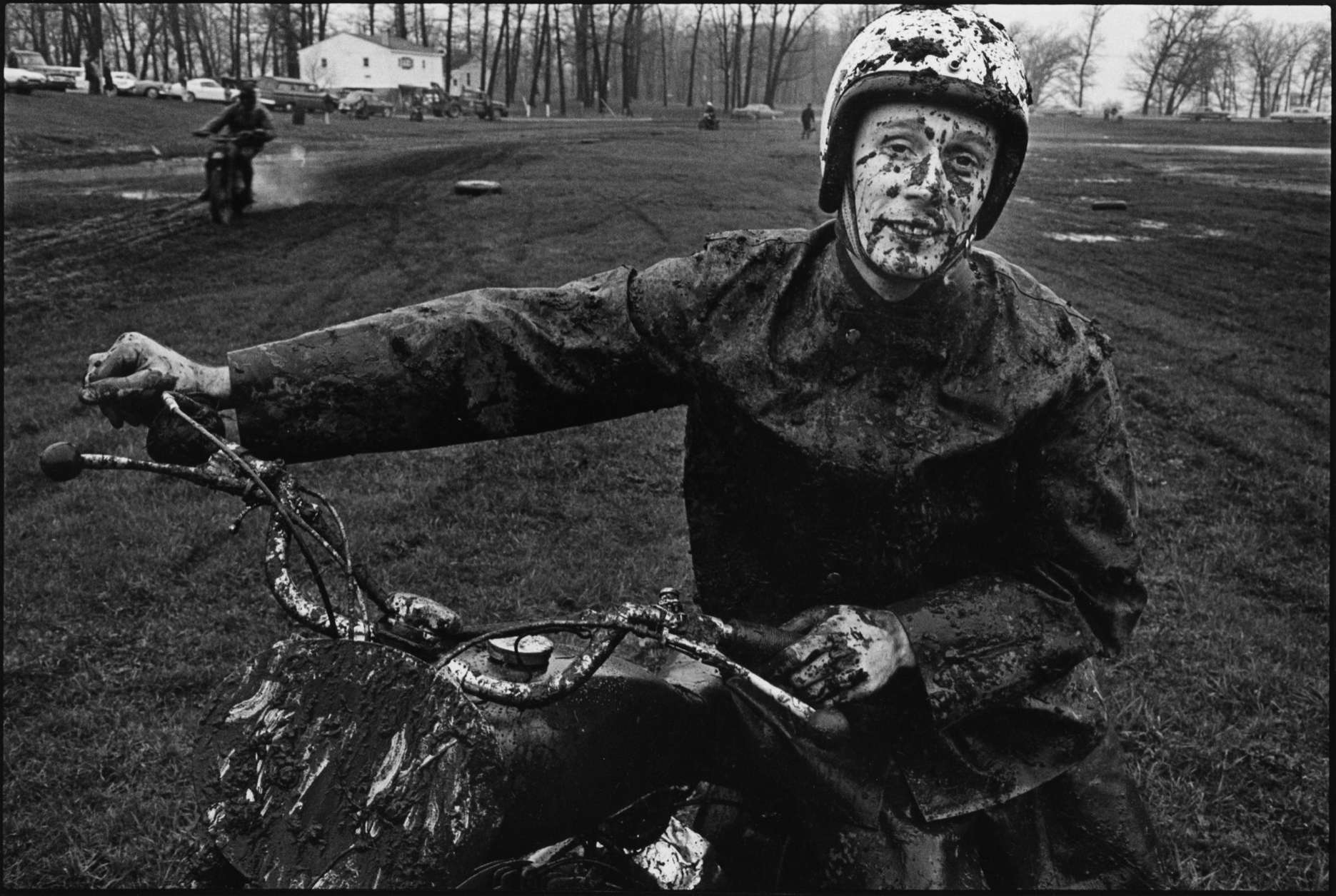 Danny Lyon: The Bikeriders, Racer, Shererville, Indiana, The