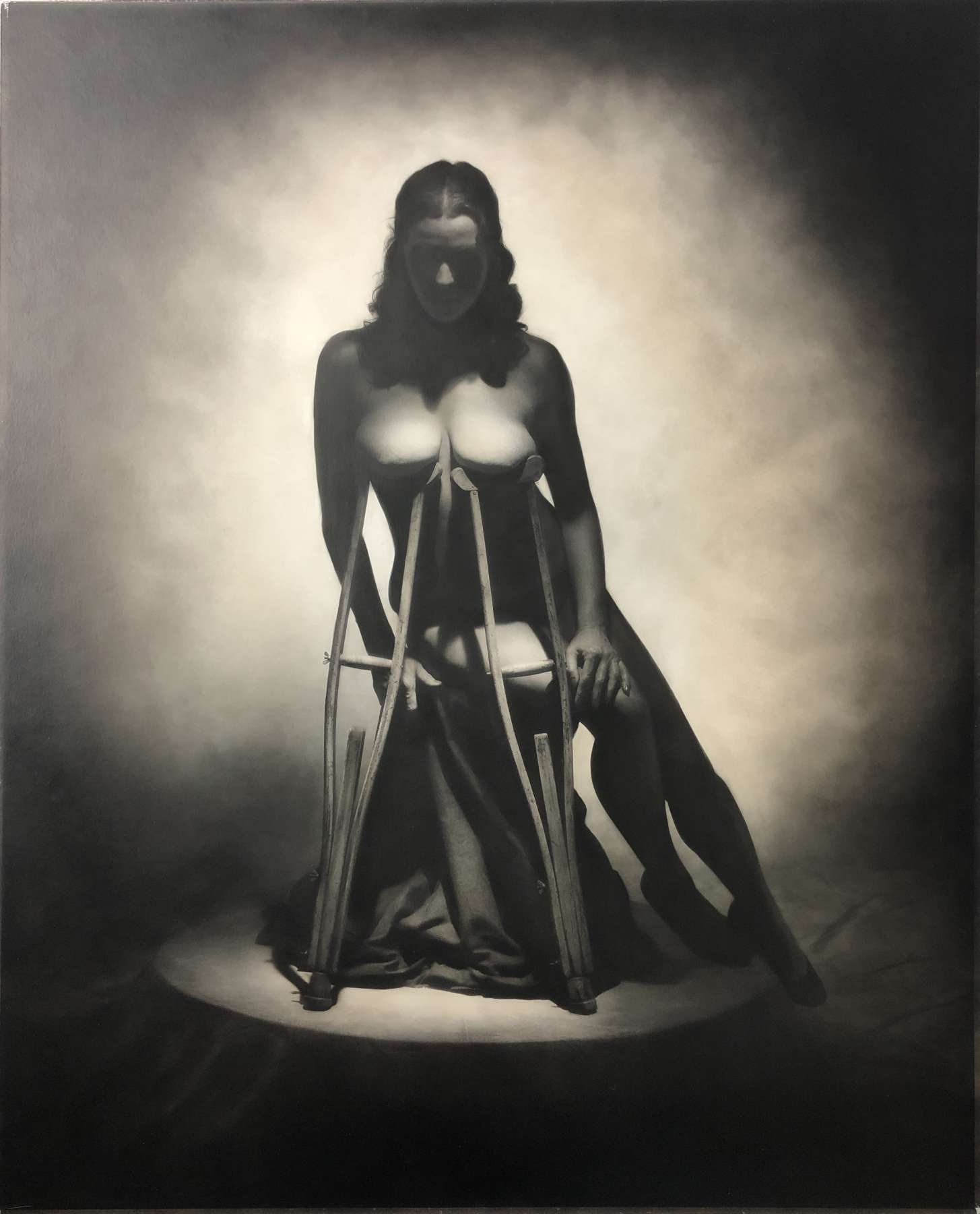 Nude with Crutches