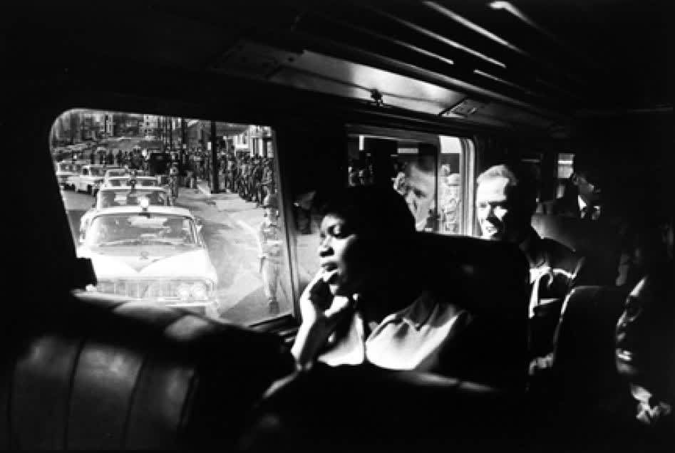 Untitled, Time of Change (National Guard Soldiers escort Freedom Riders along their Ride)