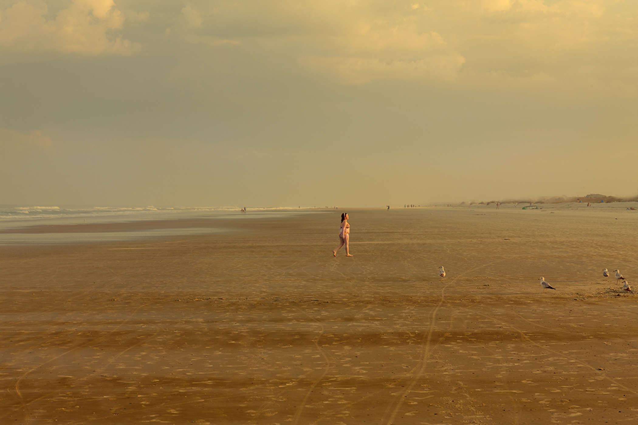 Girl on Beach, St. Augustine, FL
