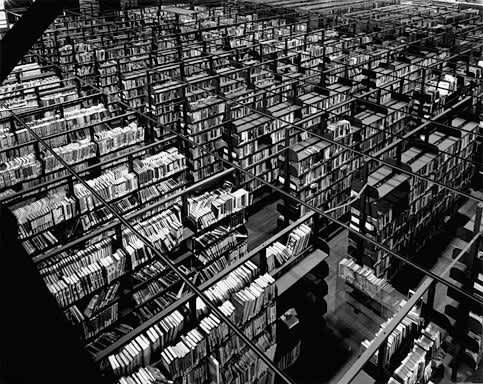 Book Stacks in a Very Large Space, #1