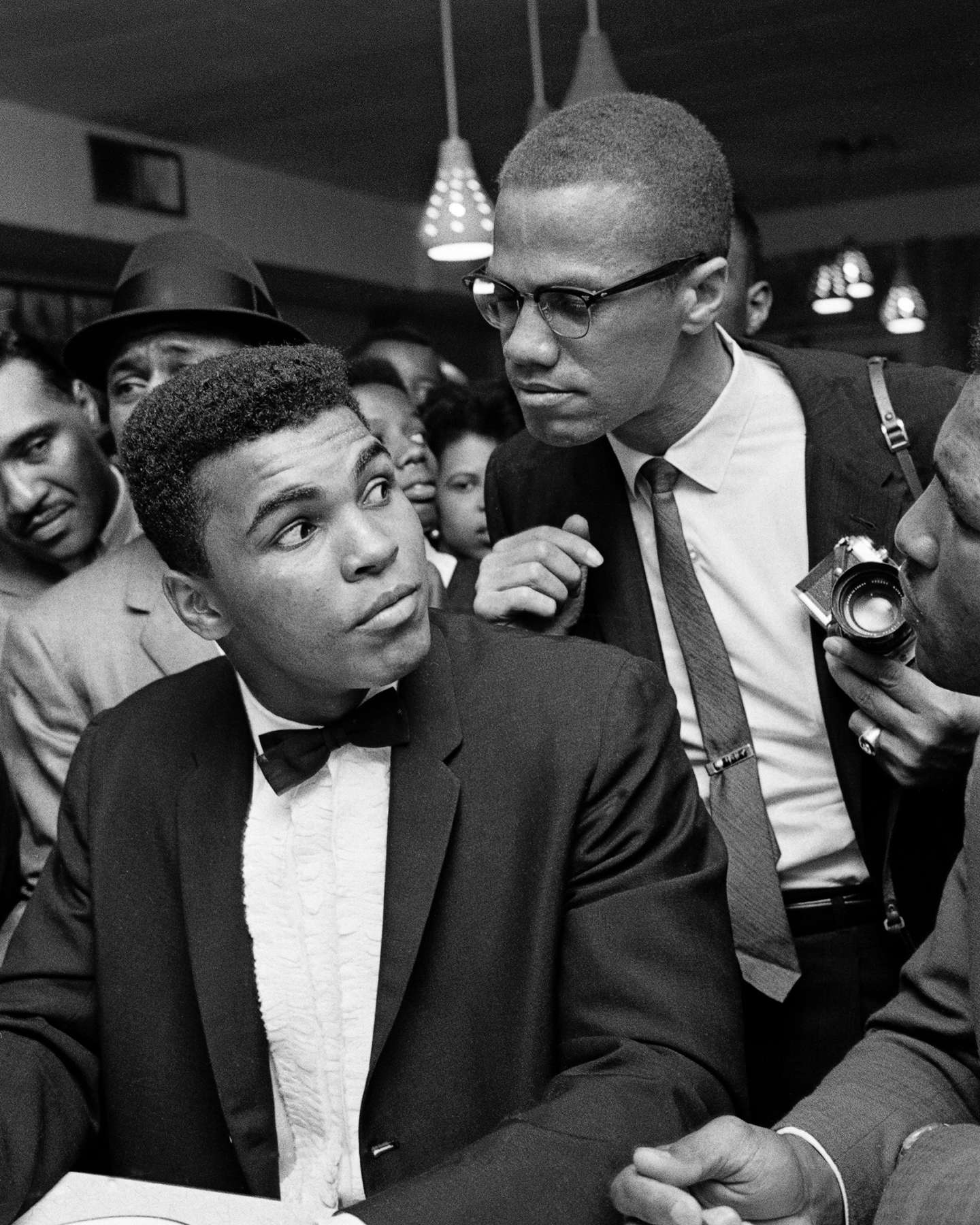Bob Gomel, Cassius Clay and Malcolm X, Miami, 1964 - Artwork 36647