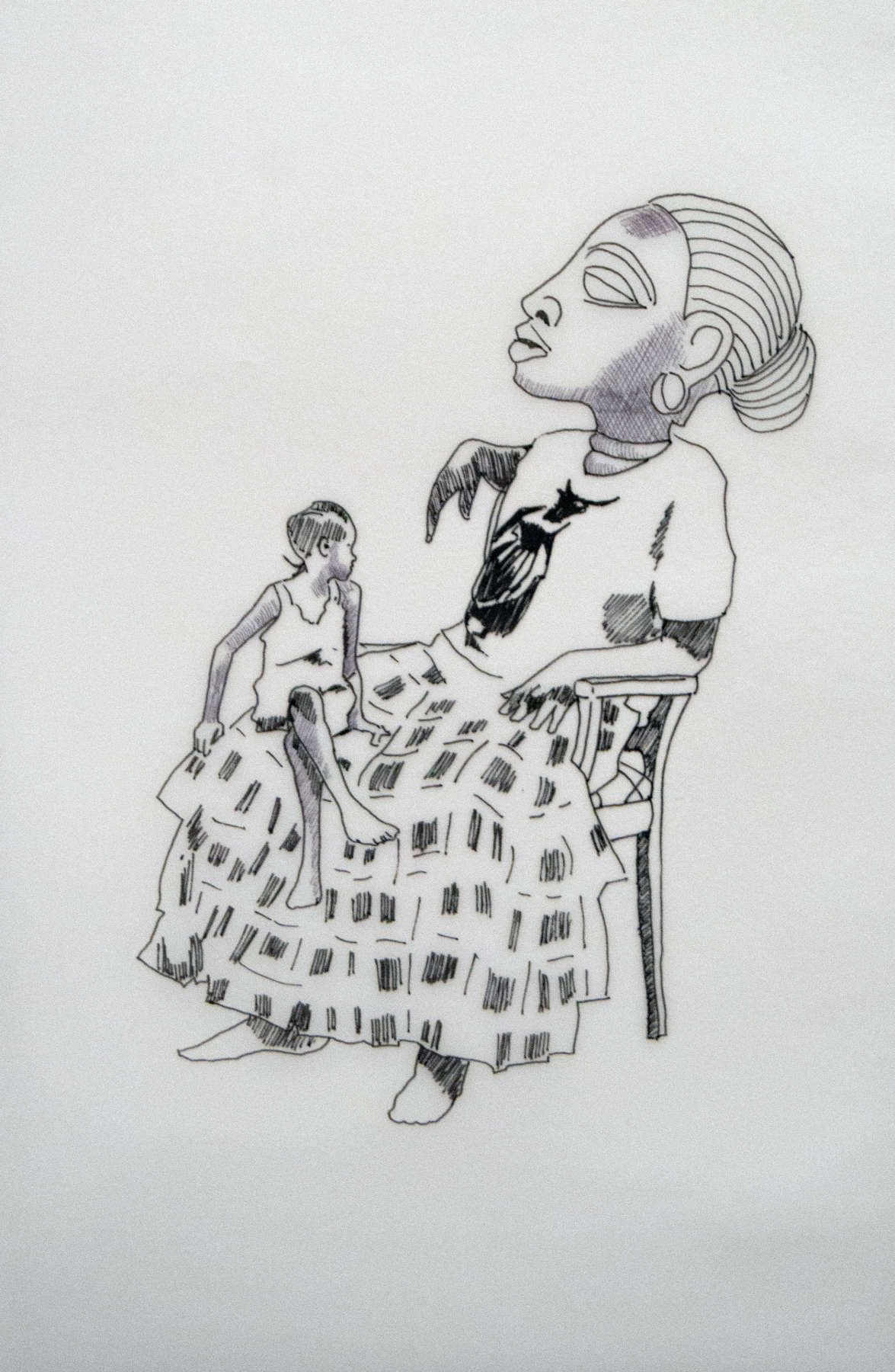 Shanequa Gay, Untitled Toile Sketch, 2025