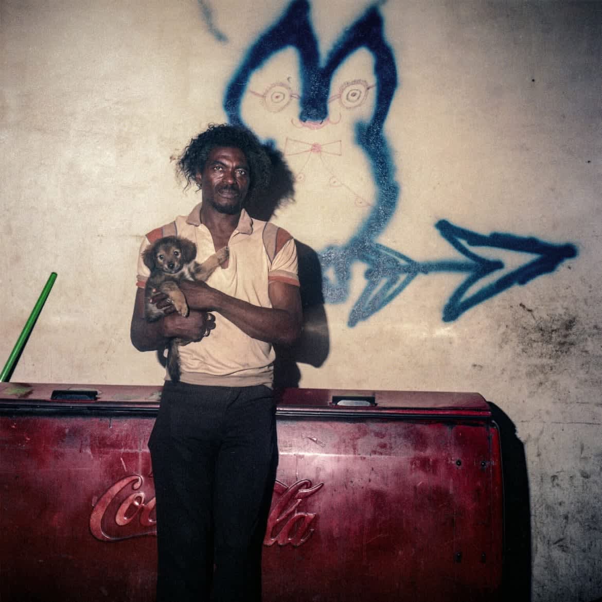 Booba Barnes with Puppy