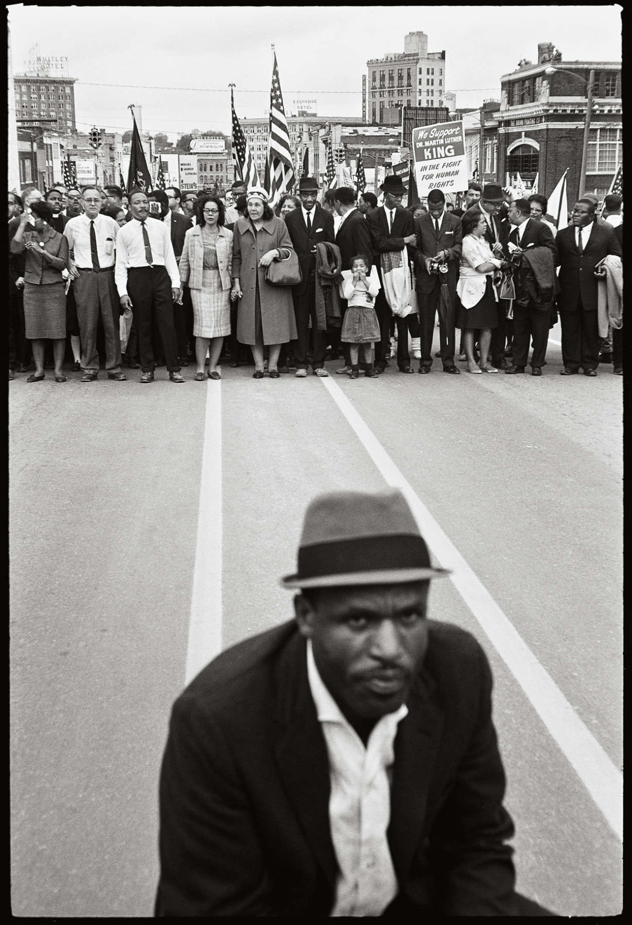 Entrance of March to Montgomery (Man with Hat)