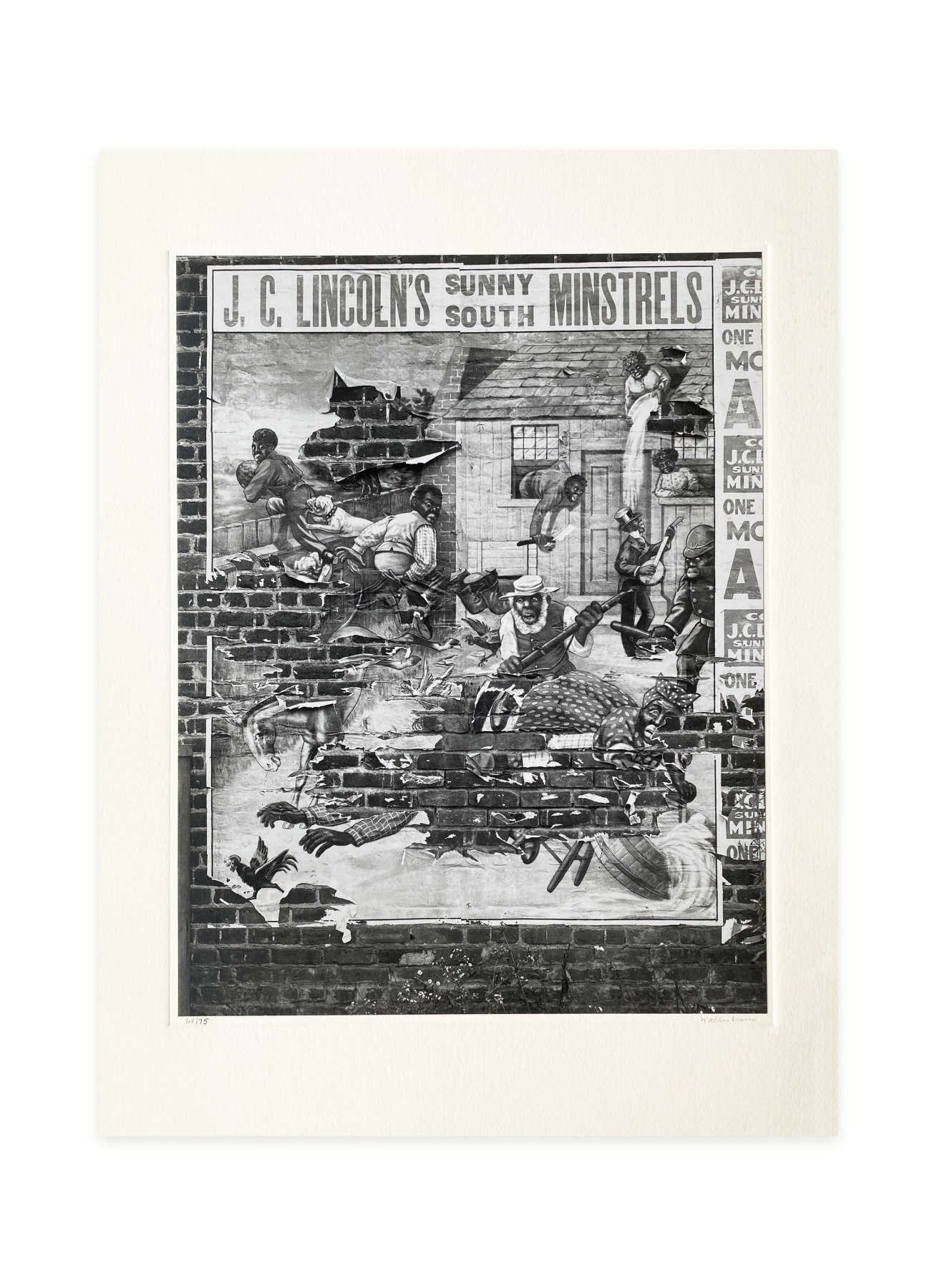 Minstrel Poster, Alabama, 1936, From the Full Walker Evans: Selected Photographs Portfolio