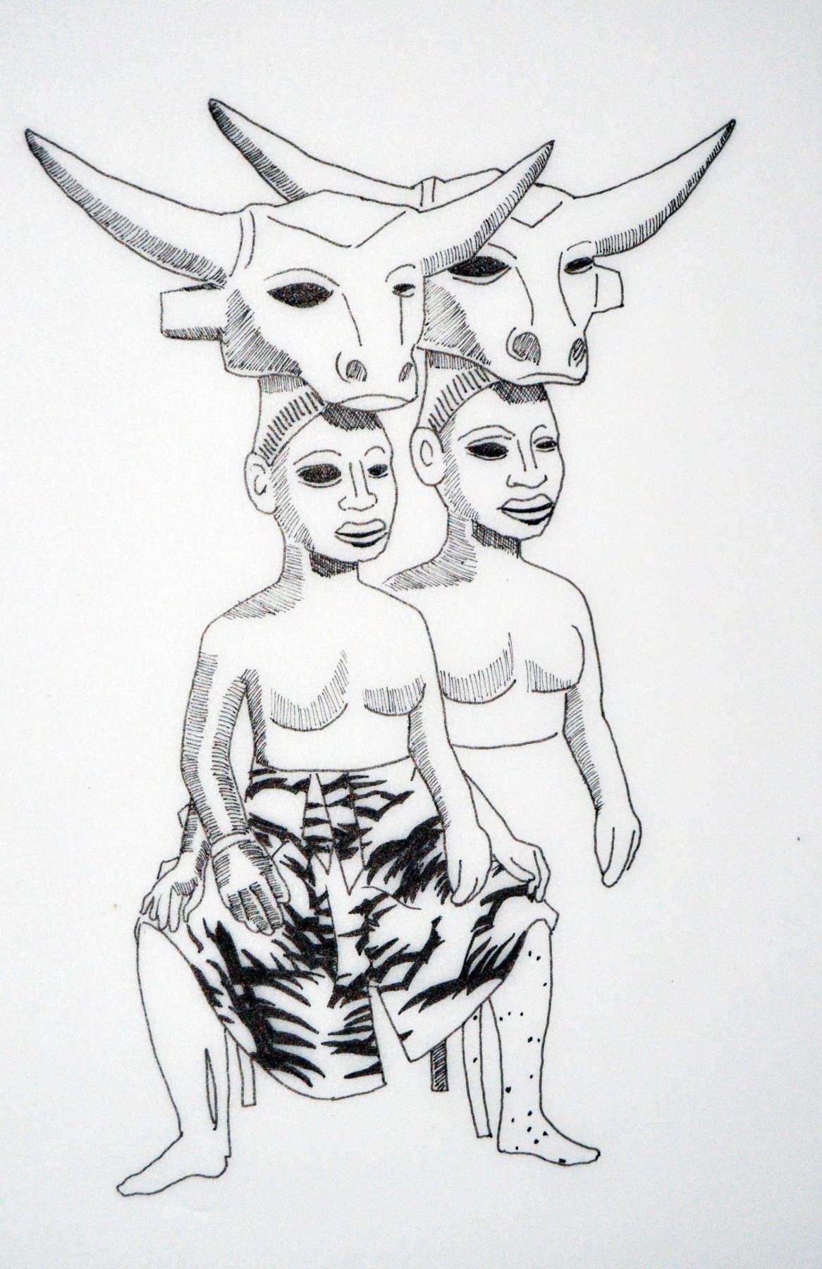 Shanequa Gay, Untitled Toile Sketch, 2025