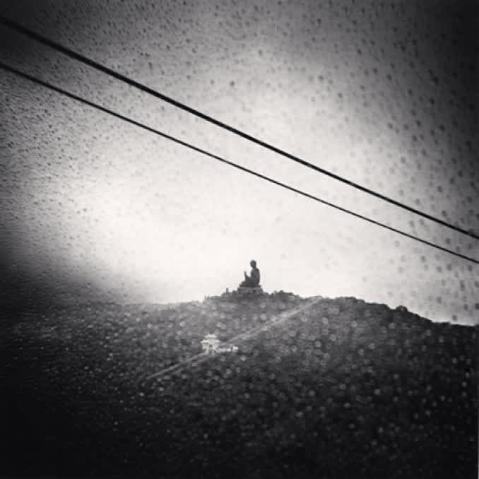 Michael Kenna, Tian Tan Buddha, Lantua Island, Hong Kong, 2011