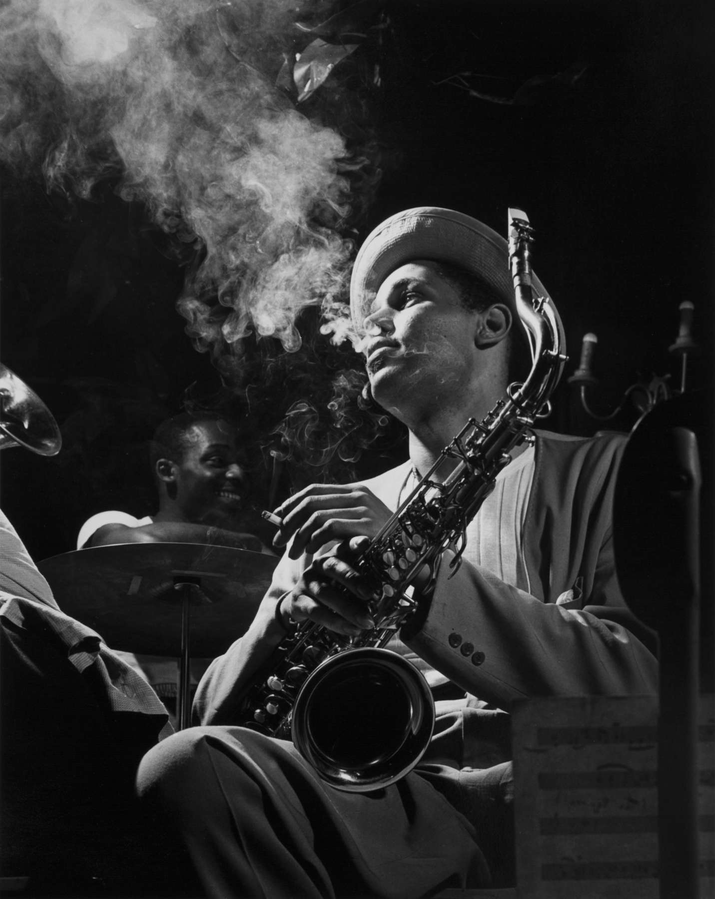 Herman Leonard: Jazz Giants, Dexter Gordon, New York (DXG01), 1948 |  Jackson Fine Art