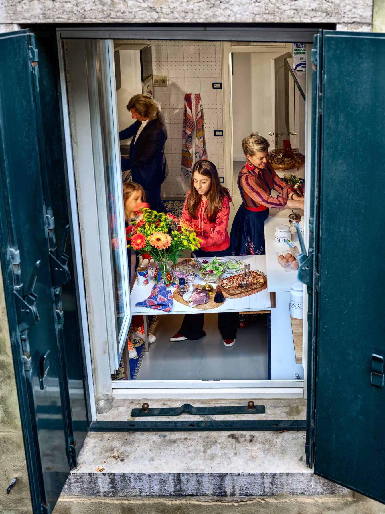 Family Dinner, San Marco, Venice, Italy