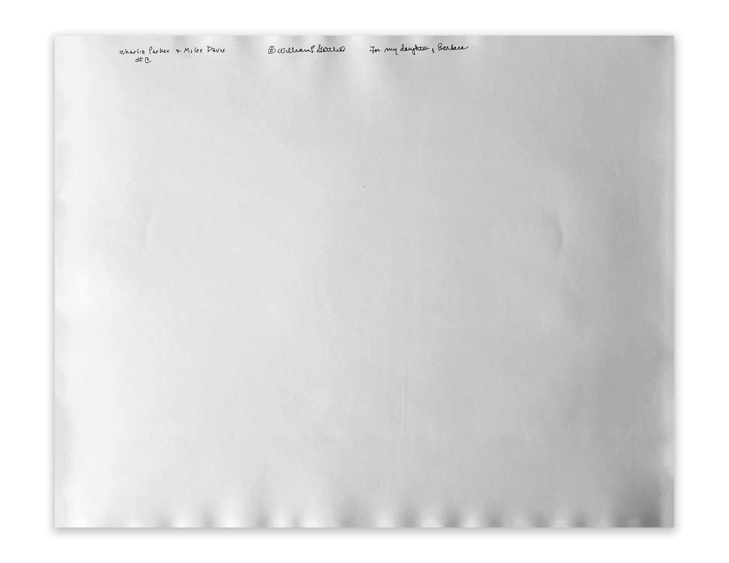 Charlie Parker and Miles Davis