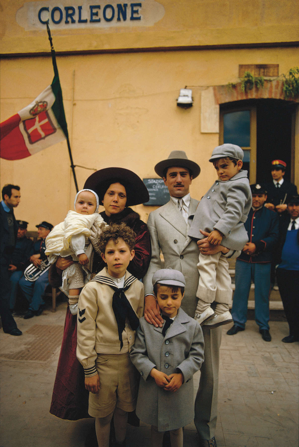 Steve Schapiro The Godfather Corleone Family Arrives In Sicily