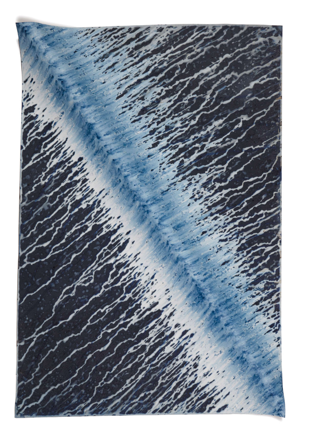 Meghann Riepenhoff, Ecotone #496 (Bainbridge Island, WA 09.17.18, Draped in Downpour), 2018