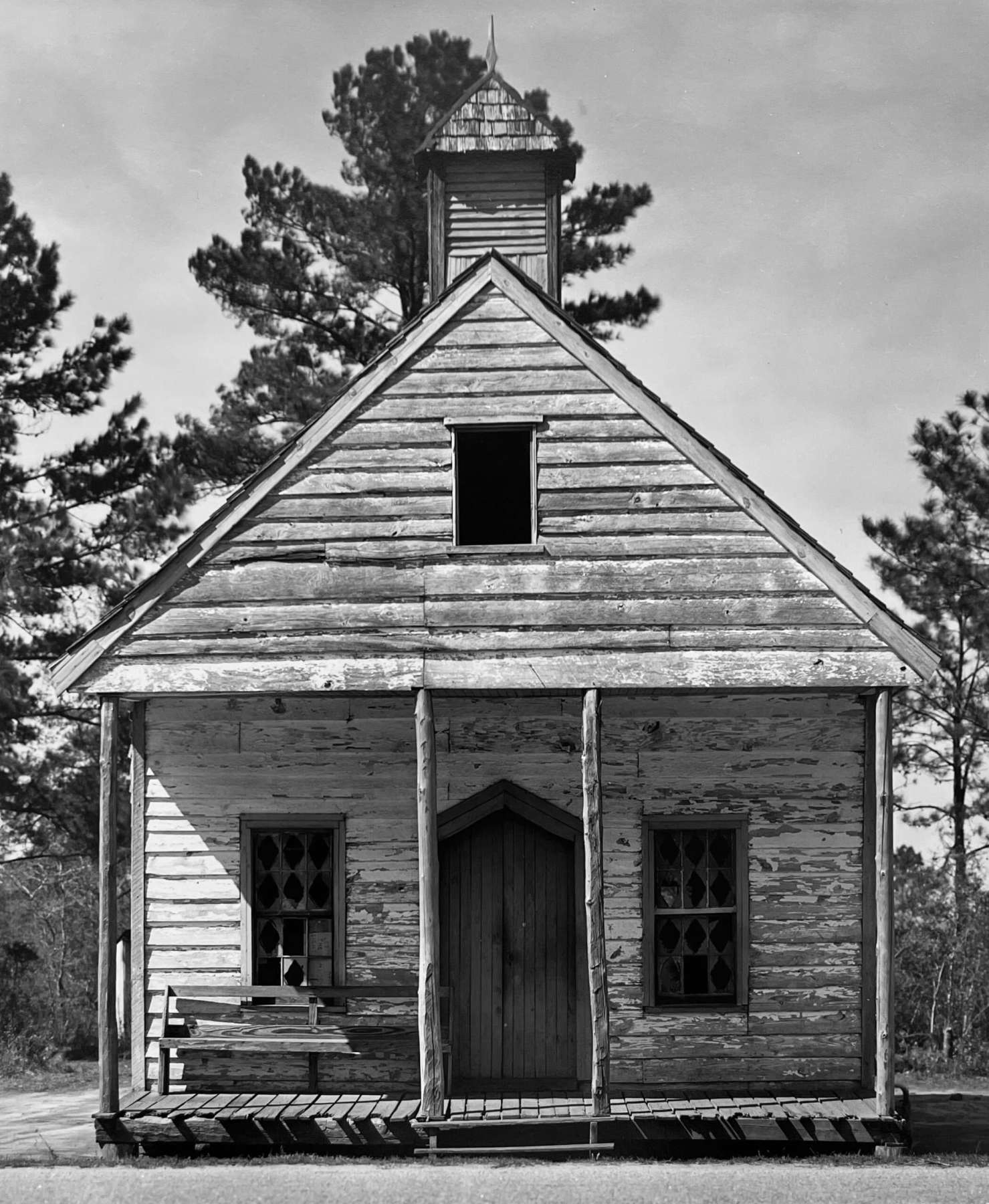 Sacks of cotton on wagehand's porch, Knowlton Plantation, Perthshire, Mississippi Delta, Mississippi