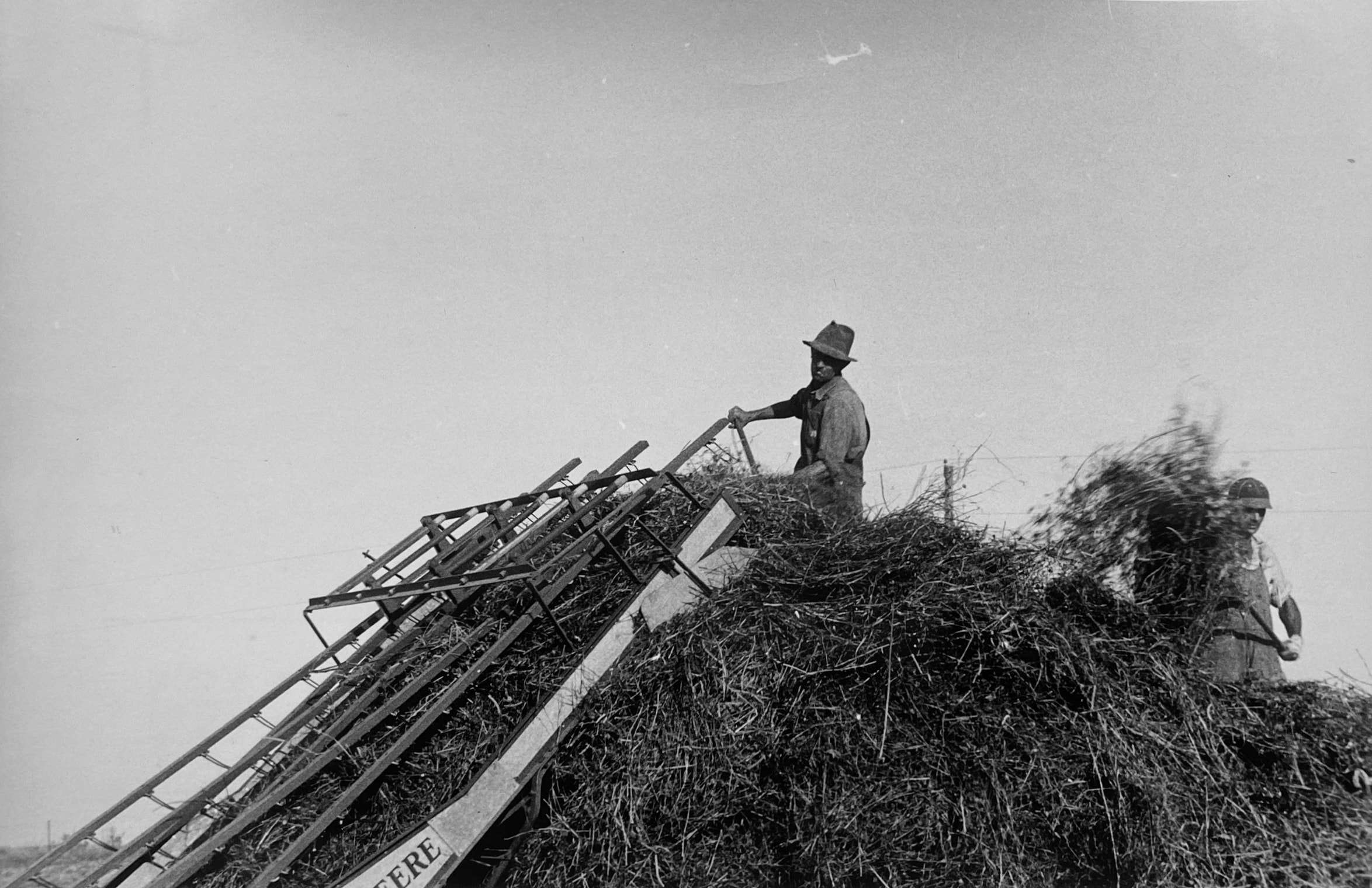 Loading hay, central Ohio