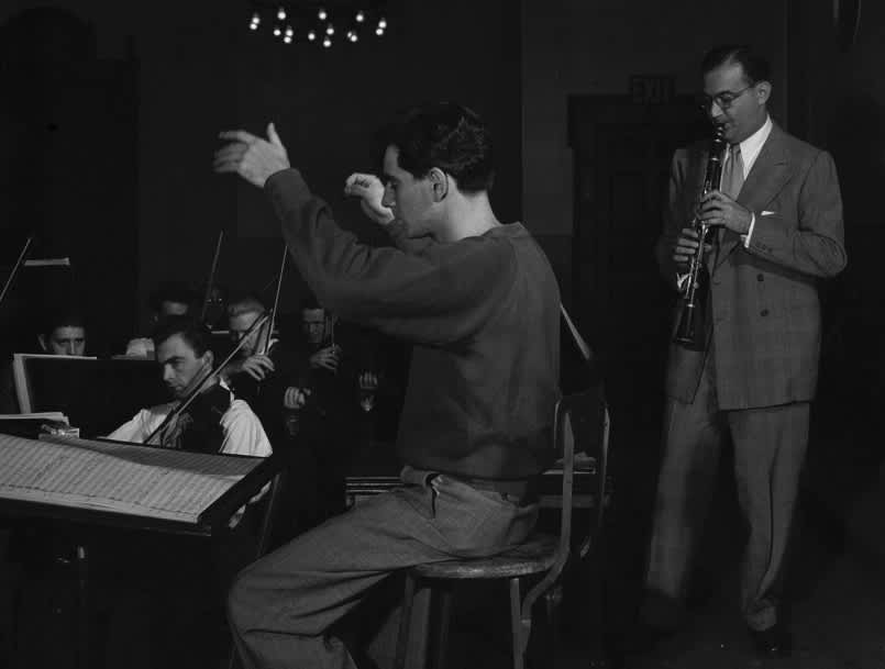 Leonard Bernstein & Benny Goodman at Carnegie Hall, NYC