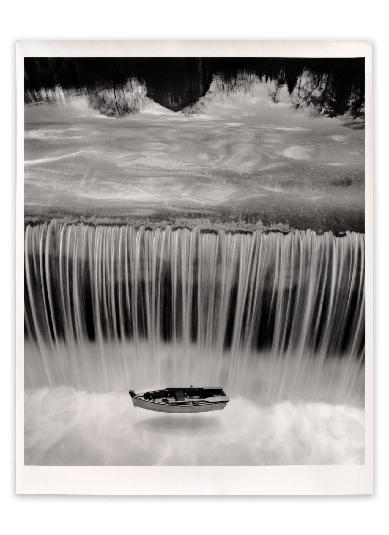 Untitled (Boat and Waterfall)