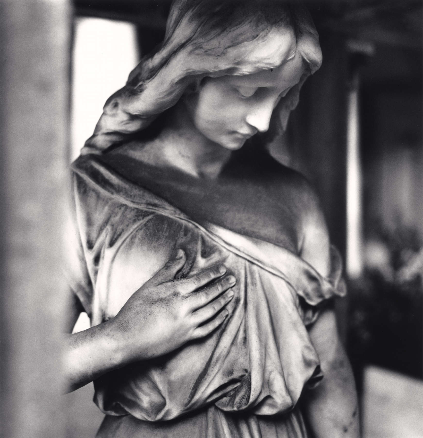 Michael Kenna, Cemetery Statue, Sulmona, Abruzzo, Italy, 2015 