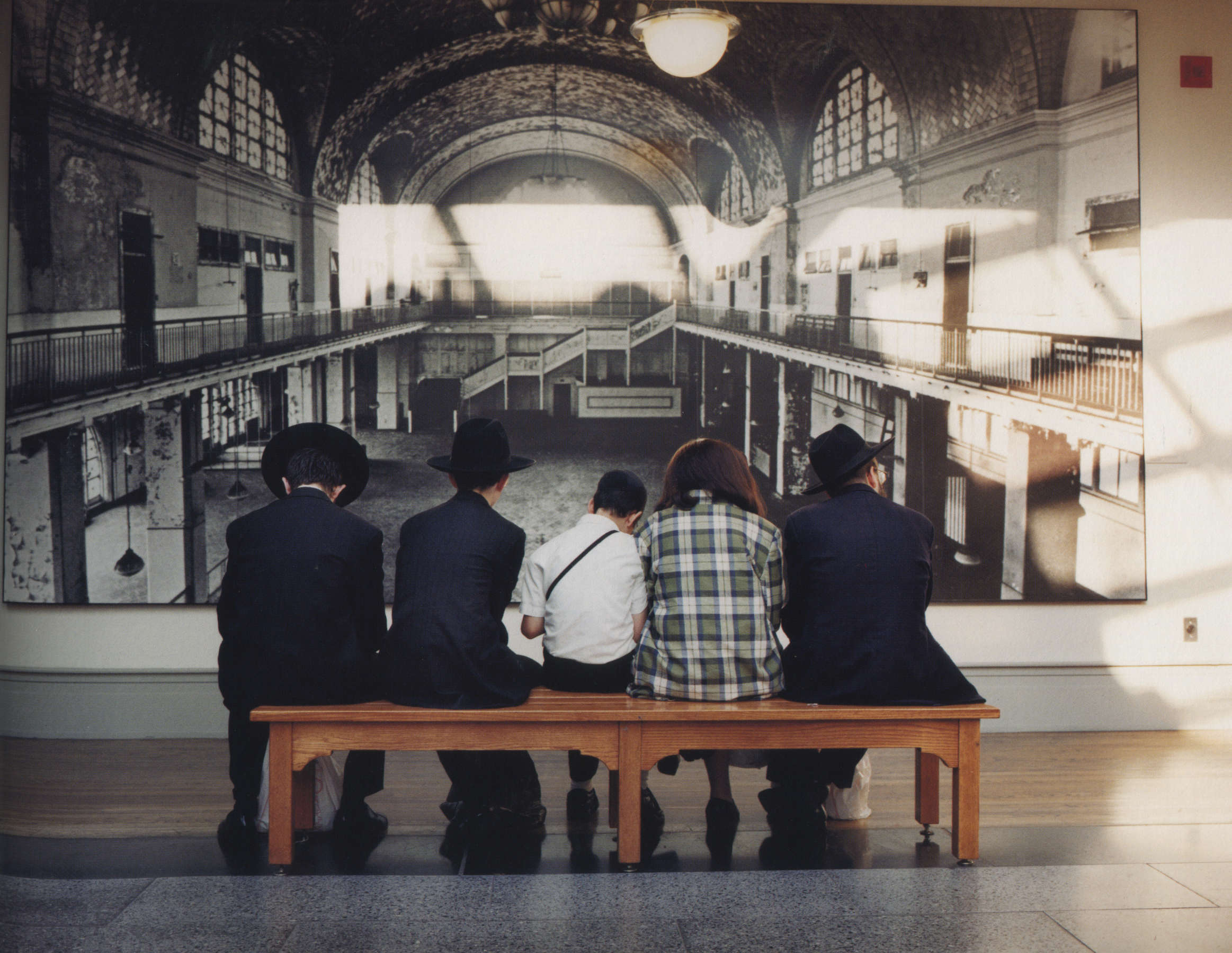 Untitled NY (Five on Bench), from the series The City
