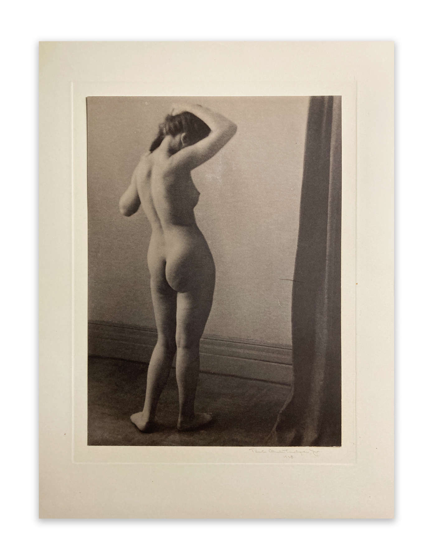 Standing Figure (Nude Standing with Drape)