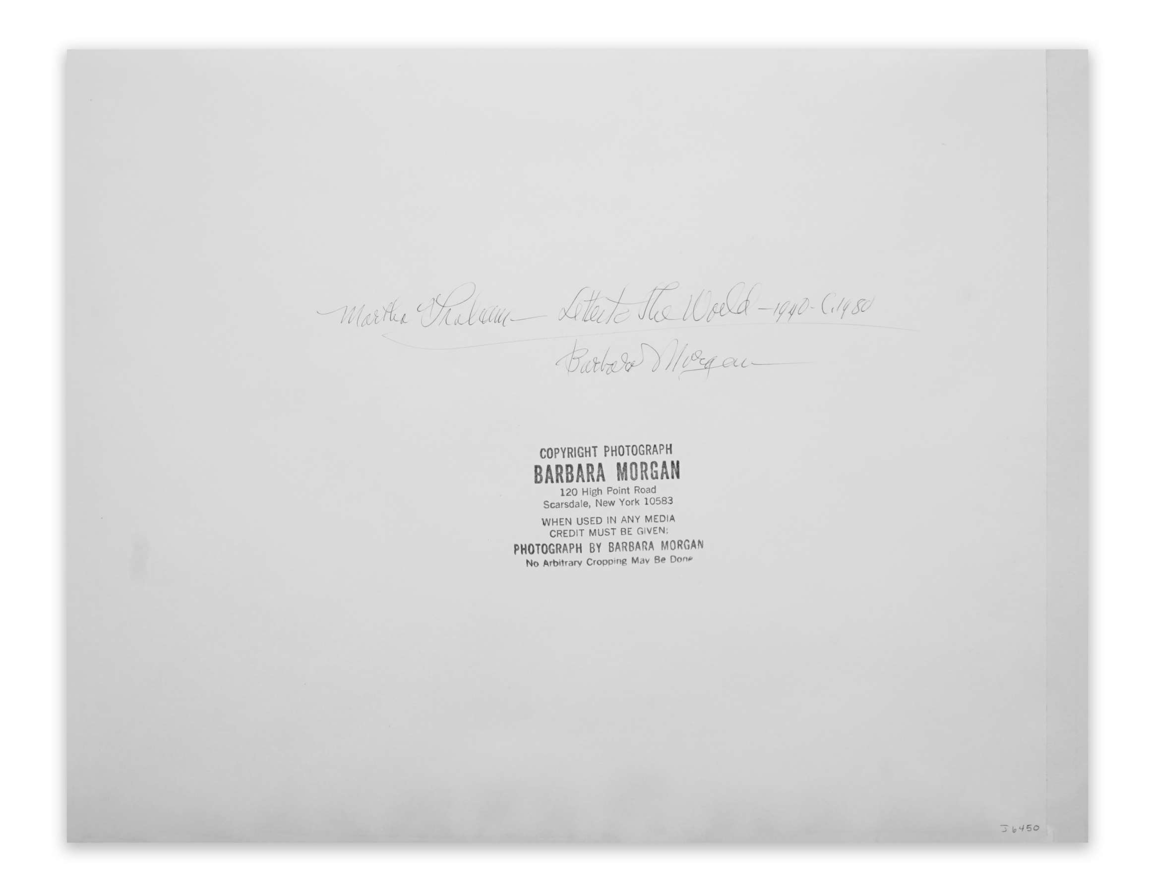 Letter to the World (Martha Graham-kick)