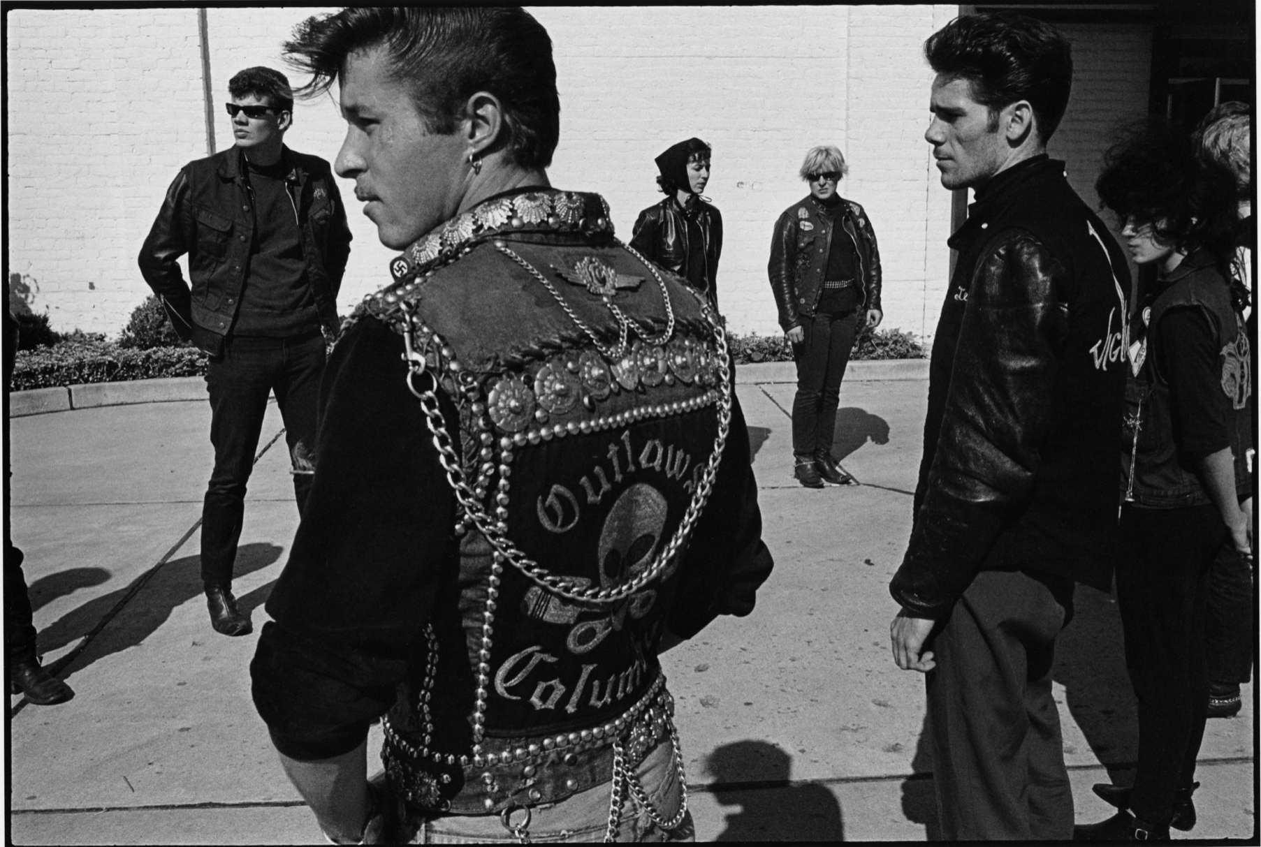Danny Lyon: The Bikeriders, Renegade's funeral, Detroit, The