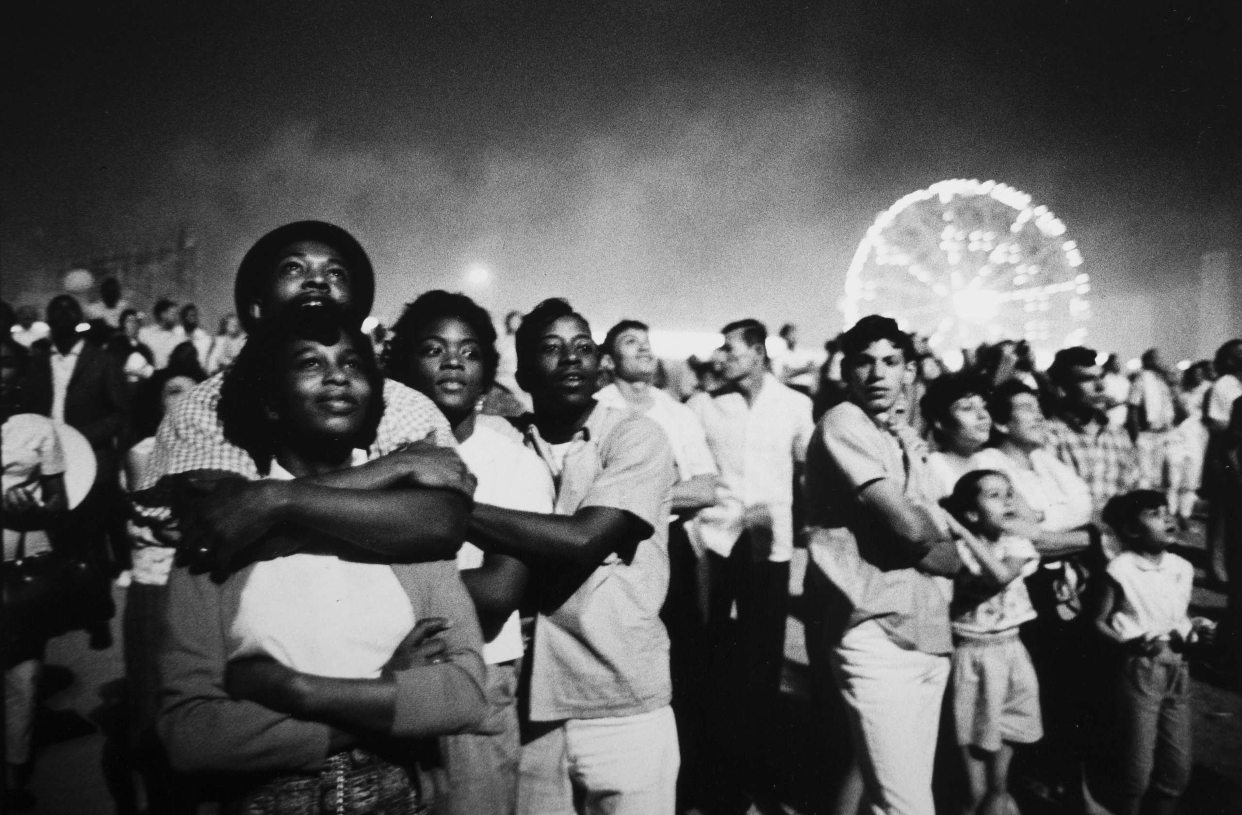 Bruce Davidson, Untitled, Time of Change (Crowd and Ferris Wheel 