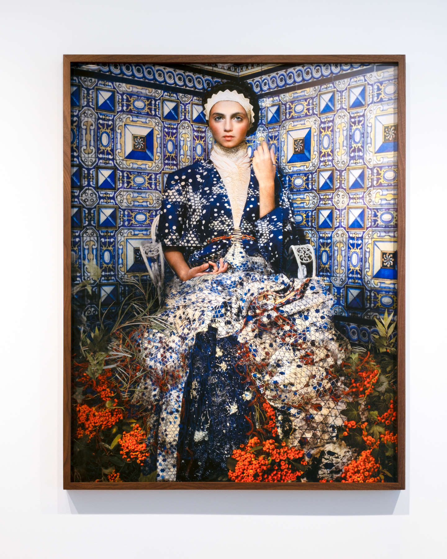 Marilina in a Tiled Room