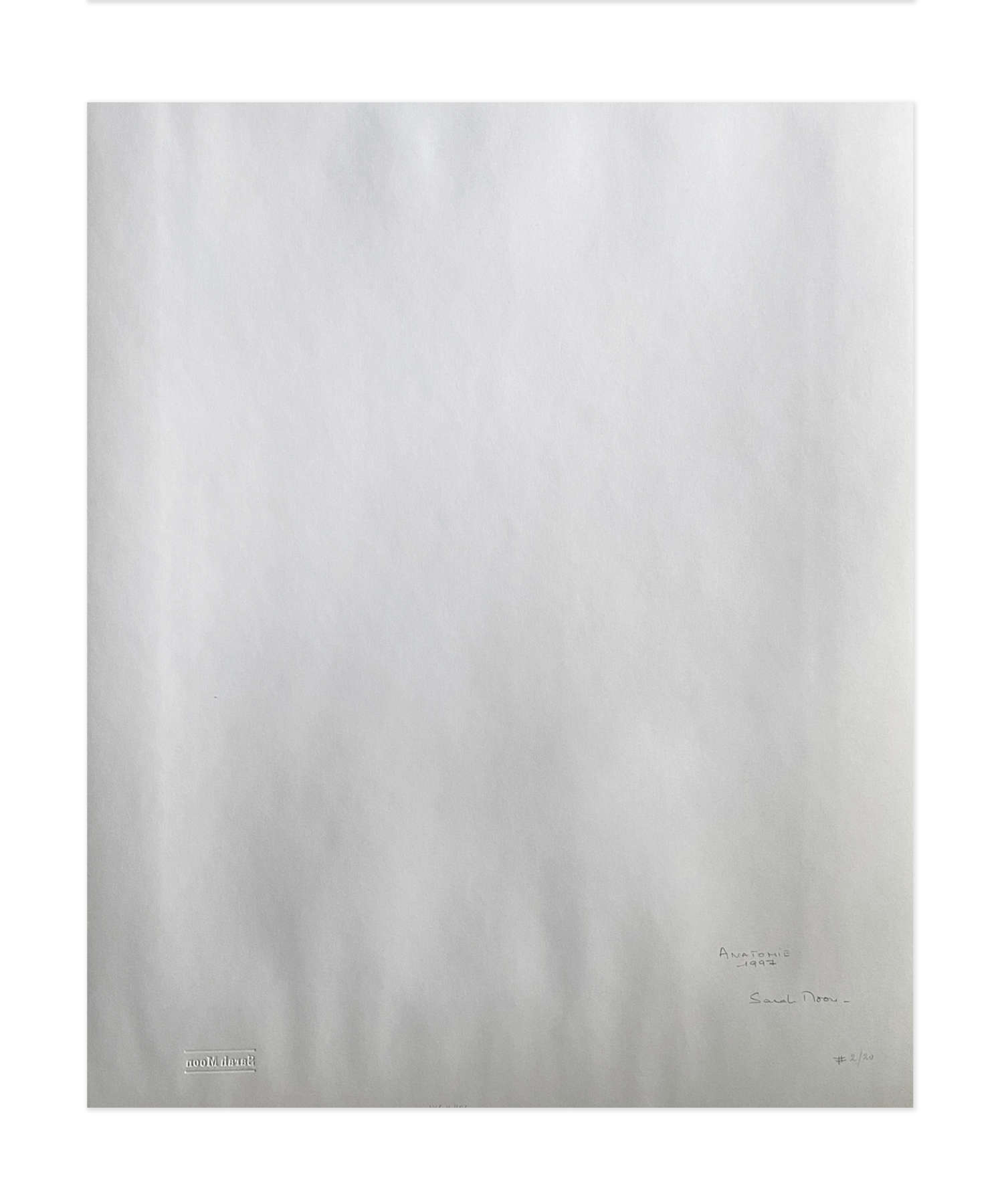 Draped Nude with circle, Bromografia 109