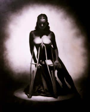 Nude with Crutches
