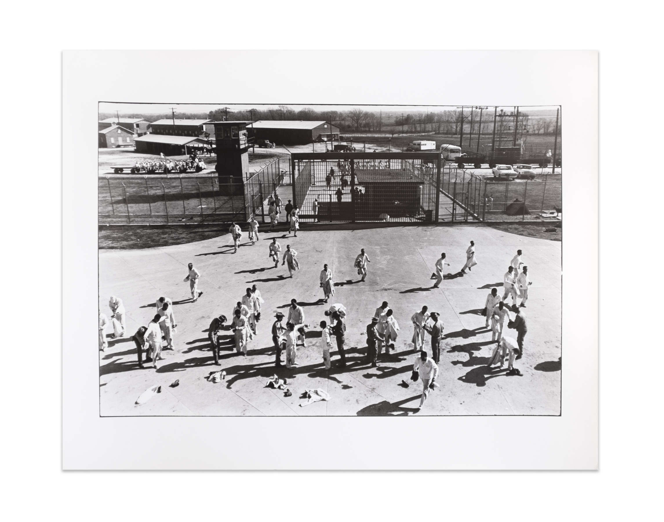 Prison Series (Inmates being Searched In Prison Yard)