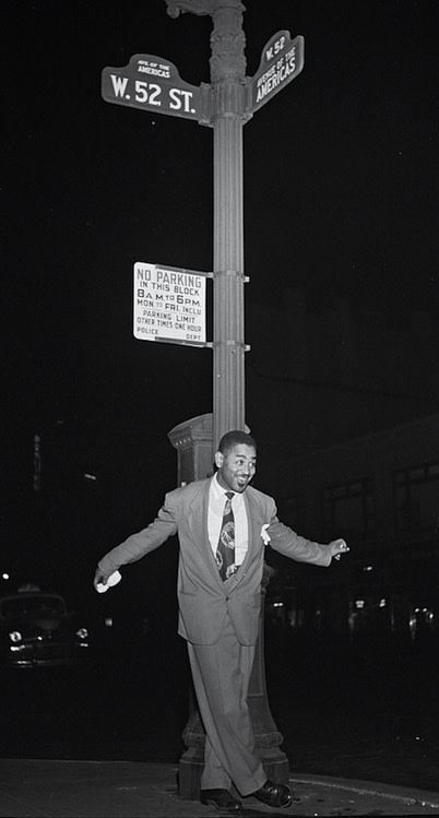 Dizzy Gillespie on 52nd Street, NYC