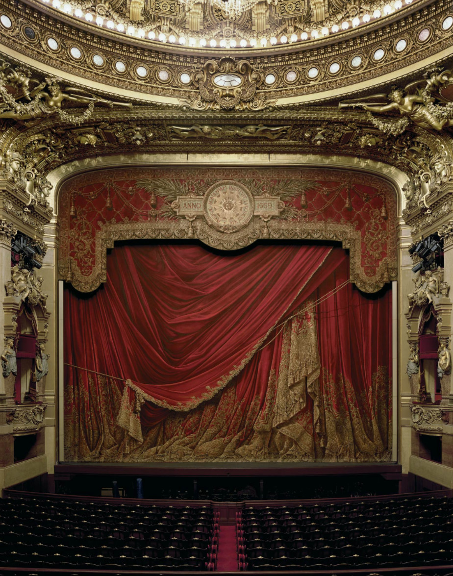 Curtain, Palais Garnier, Paris France