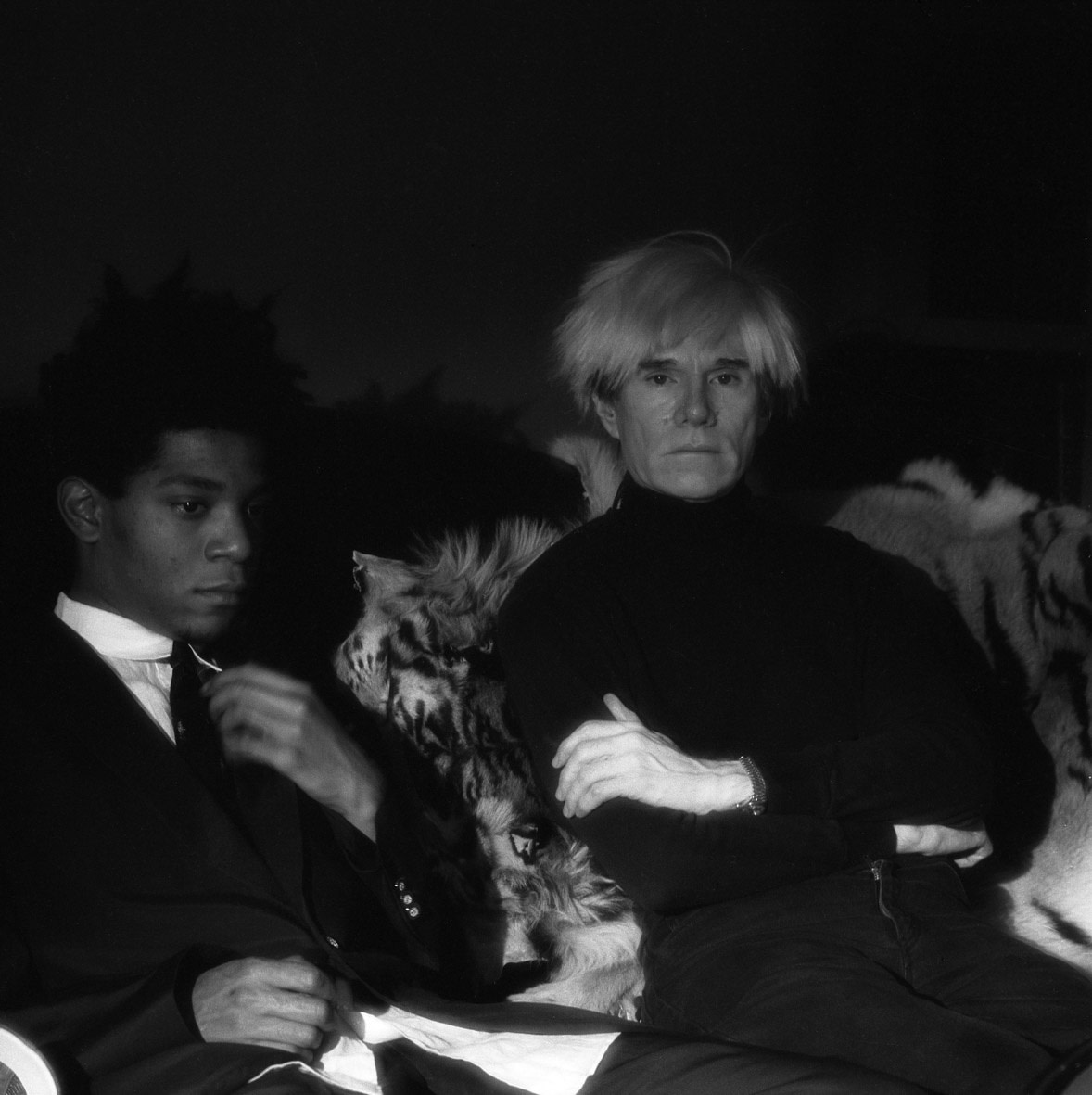 Andy Warhol and Jean-Michel Basquiat, N.Y.C.