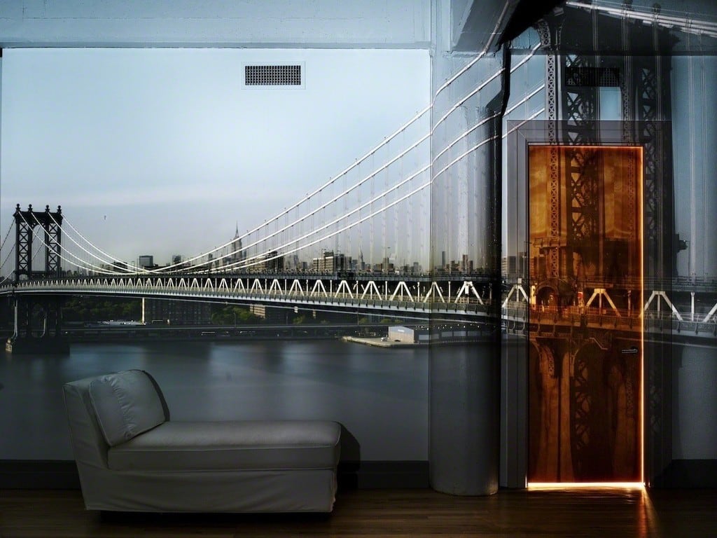Camera Obscura: View of the Manhattan Bridge- April 20th/ Morning