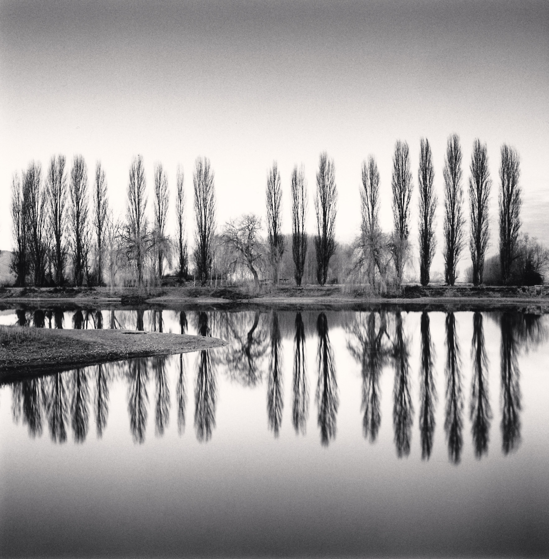 Ortucchio Lake Reflection, Fucino, Abruzzo, Italy