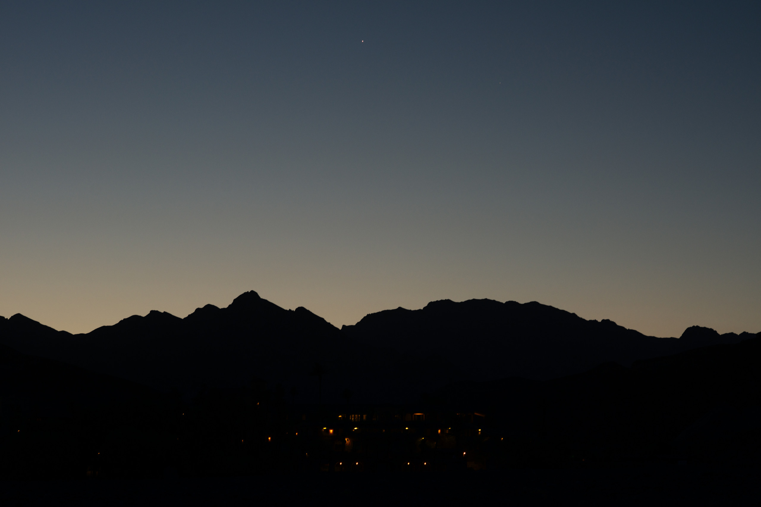 Venus Over Furnace Creek Dawn, Death Valley, California
