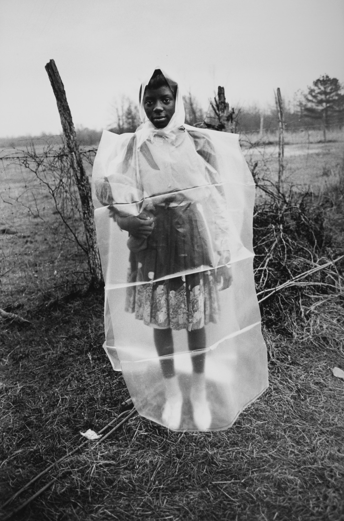 Untitled, Time of Change (Young Girl in Poncho, Selma March, Alabama)