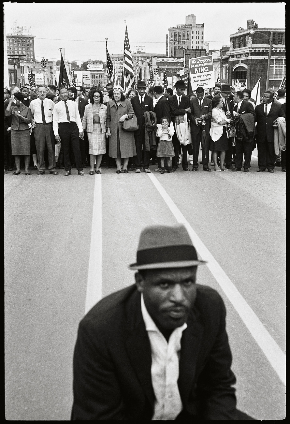 Entrance of March to Montgomery (Man with Hat)