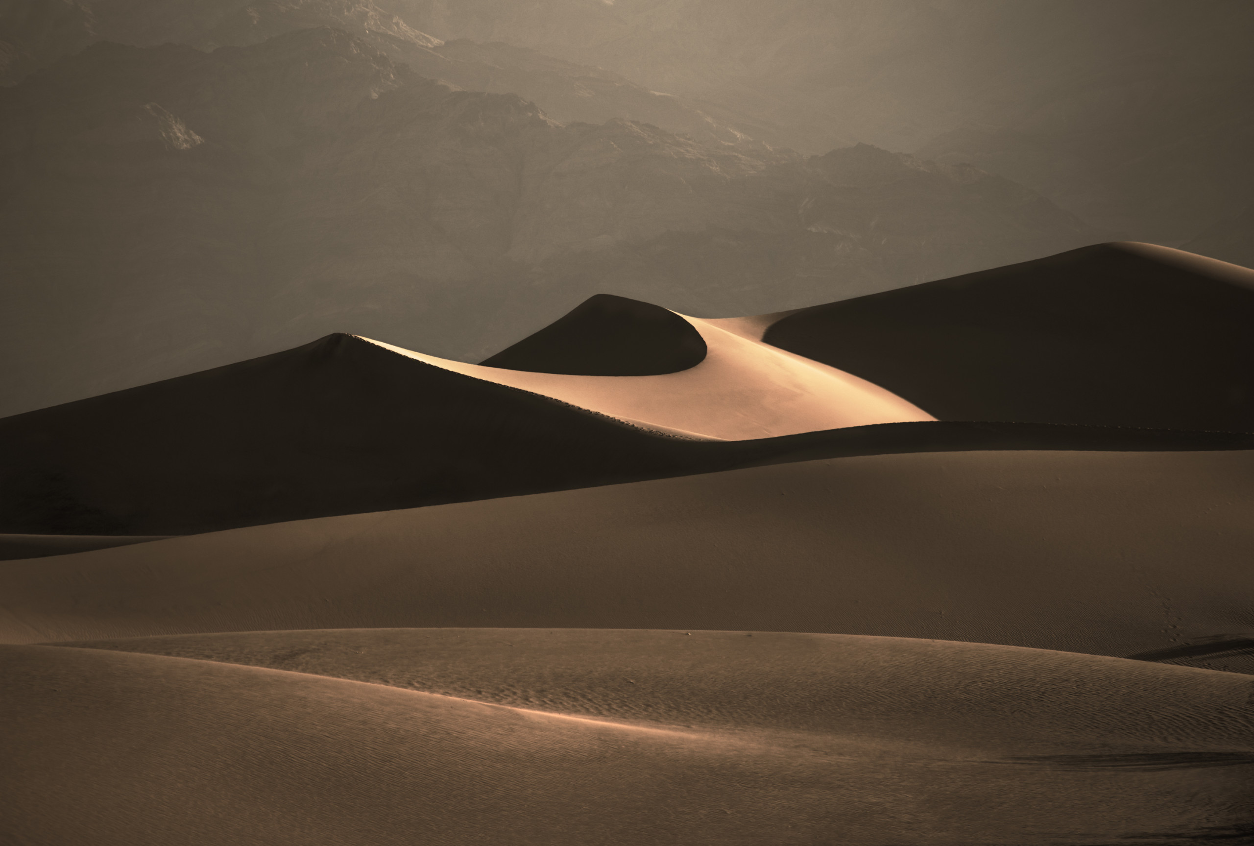 Dunes, Funeral Mountains, Death Valley, California