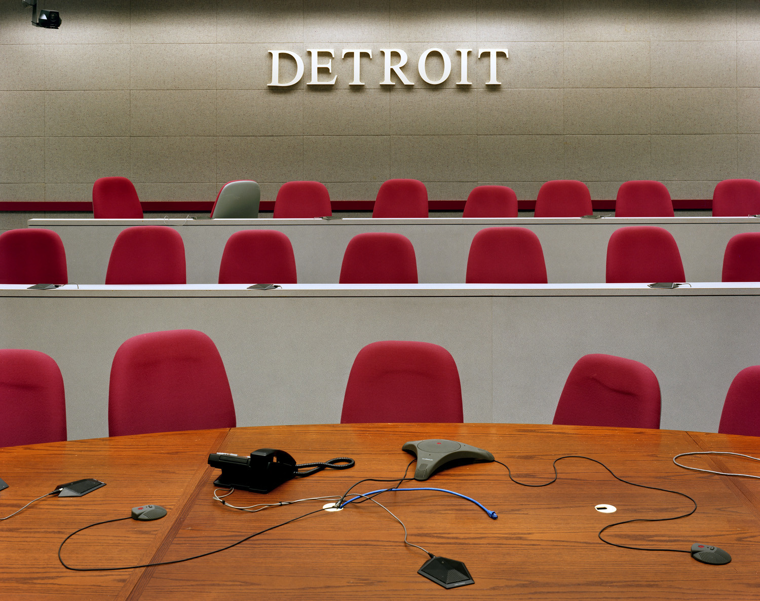 Abandoned Tele-Conference Suite