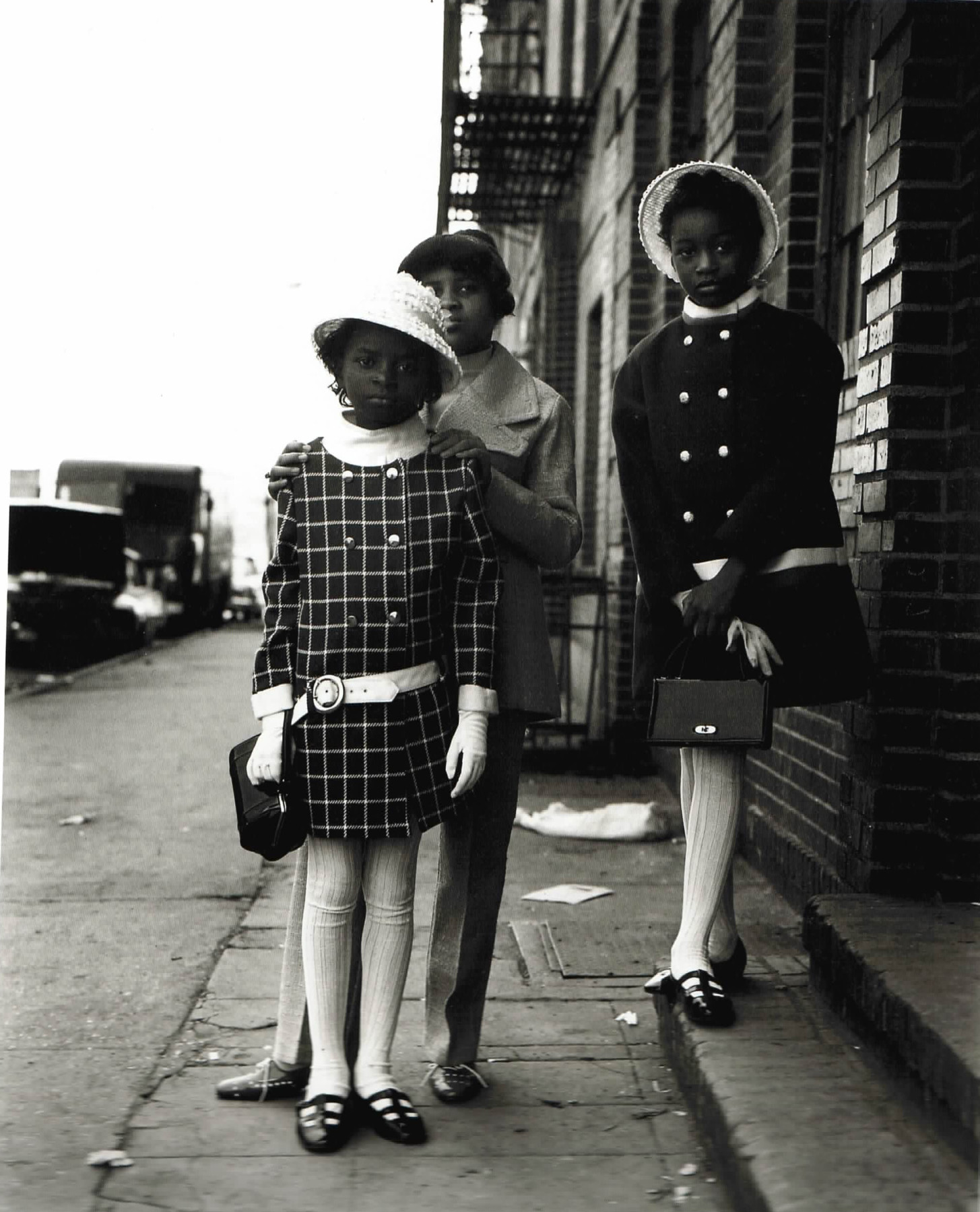 Untitled, East 110th Street (Three Girls in Ester Bonnets)
