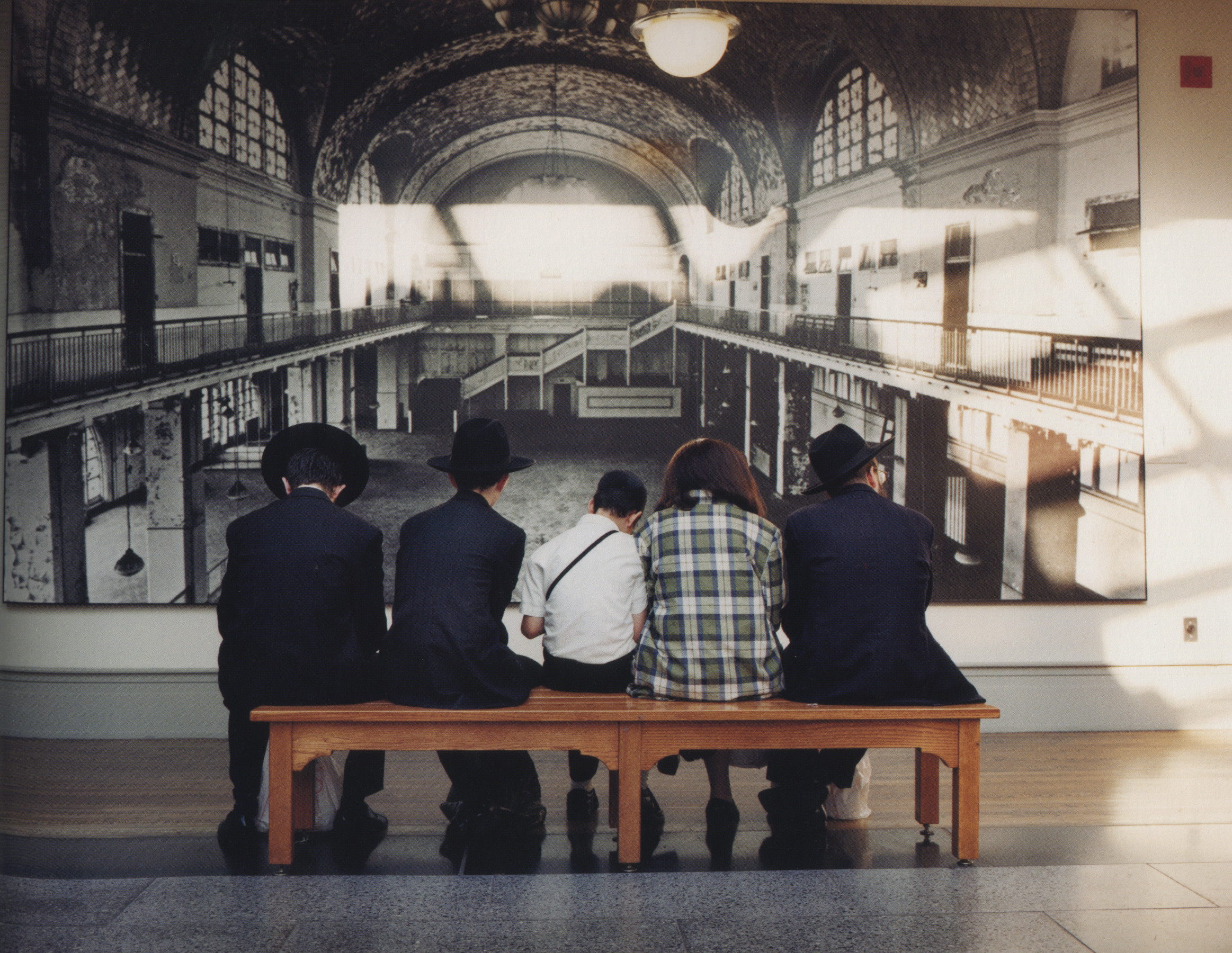 Untitled NY (Five on Bench), from the series The City