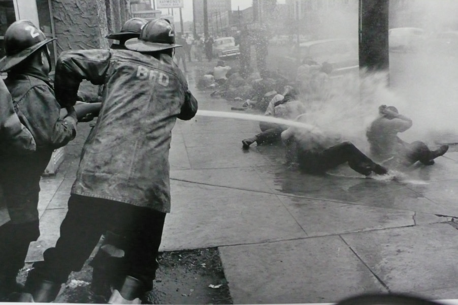 Birmingham Fire Department with Hoses