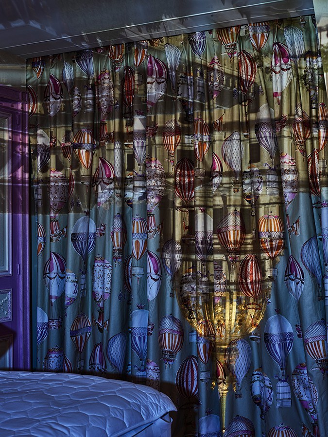 Camera Obscura: Les Invalides on Curtains, Paris, France