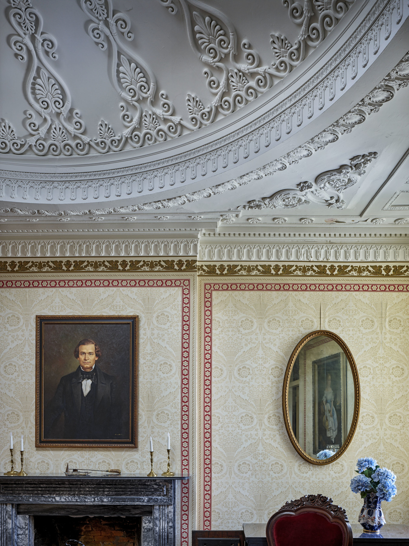 Andrew Moore, Library, Gaineswood, Demopolis, AL, 2017